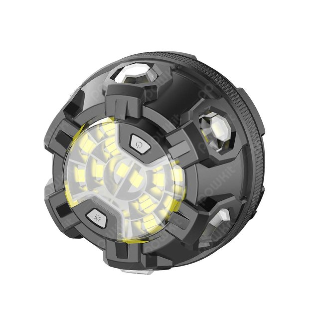 Baliza de emergencia para coche, luz LED de emergencia SOS, luz intermitente de seguridad en carretera, linterna de advertencia, base magnética, gancho para averías de automóviles