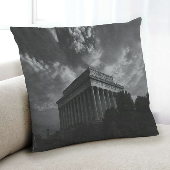 Ahgly Company Sites Colosseum Indoor Throw Pillow, 18 inch by 18 inch