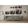 thumbnail image 3 of Awkward Styles Los Angeles Bird's-Eye View Canvas Wall Art Los Angeles Framed Artwork LA Poster Decor LA Photo Prints LA Cityscape Canvas Wall Art Kitchen Decor Ideas Home Office Canvas Decor USA Art, 3 of 7