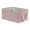 Pink 12*8*6in, variant on Unique Bargains Fabric Storage Cube Storage Bin Storage Basket White/Grey 14*10*7in