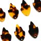 thumbnail image 4 of Colgantes de hojas de acrílico al por mayor, para joyas, piezas marrón, 4 of 9
