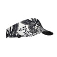 thumbnail image 1 of Fotbe Artistic Black White Peacocks Visera Deportiva con Diseño, Gorra Abierta Ajustable de Algodón para Mujer y Hombre, 1 of 7