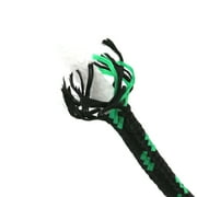 Hyper Tough 5/16” Diamond Braided Polypropylene Rope 50 feet, Black and Green