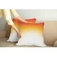 thumbnail image 2 of Ambesonne Modern Throw Pillow Cover 2 Pack, Digital Retro Triangle, 20", Orange Yellow Cream, 2 of 5
