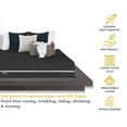 thumbnail image 3 of Microfiber 3 Pcs Zipper Fitted Sheet King Size, Include 1 Zipper Fitted Sheet (78X80) 8 "Inch Deep Pocket With 2 Pillowcase (20X36) Soft and Easy to Put - Black Color, 3 of 9