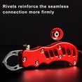 thumbnail image 3 of Stainless Steel Fish Gripper Fish Mouth Lip Grabber with Ruler Scale EVA Handle Fishing Pliers Fish Control Clamp Catcher Tong Fishing Accessories, 3 of 7