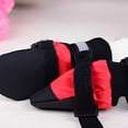 thumbnail image 4 of GASTROPOD 4Pcs Dog Shoes Non-Slip Sole Dog Boots Comfortable Waterproof Dog Boots for Winter 7x6cm,Red, 4 of 4