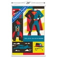 thumbnail image 3 of Warner 100th Anniversary - Superman Wall Poster with Magnetic Frame, 22.375" x 34", 3 of 6