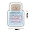 thumbnail image 3 of Car Oil Hanging Diffuser Instruction Care Card  50 Pk 2x3 inches Wooden Bottle Die Cut Shape of Reed Diffuser Oil Bullet Warning Labels Scent for Clients Care Business Cards DIY, 3 of 4