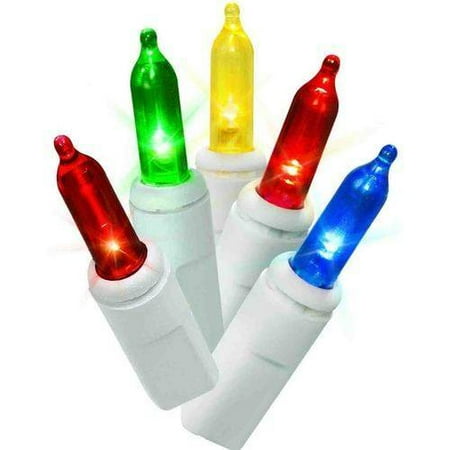 holiday time multi color led mini lights 50 count holiday time multi color led mini lights 50 count