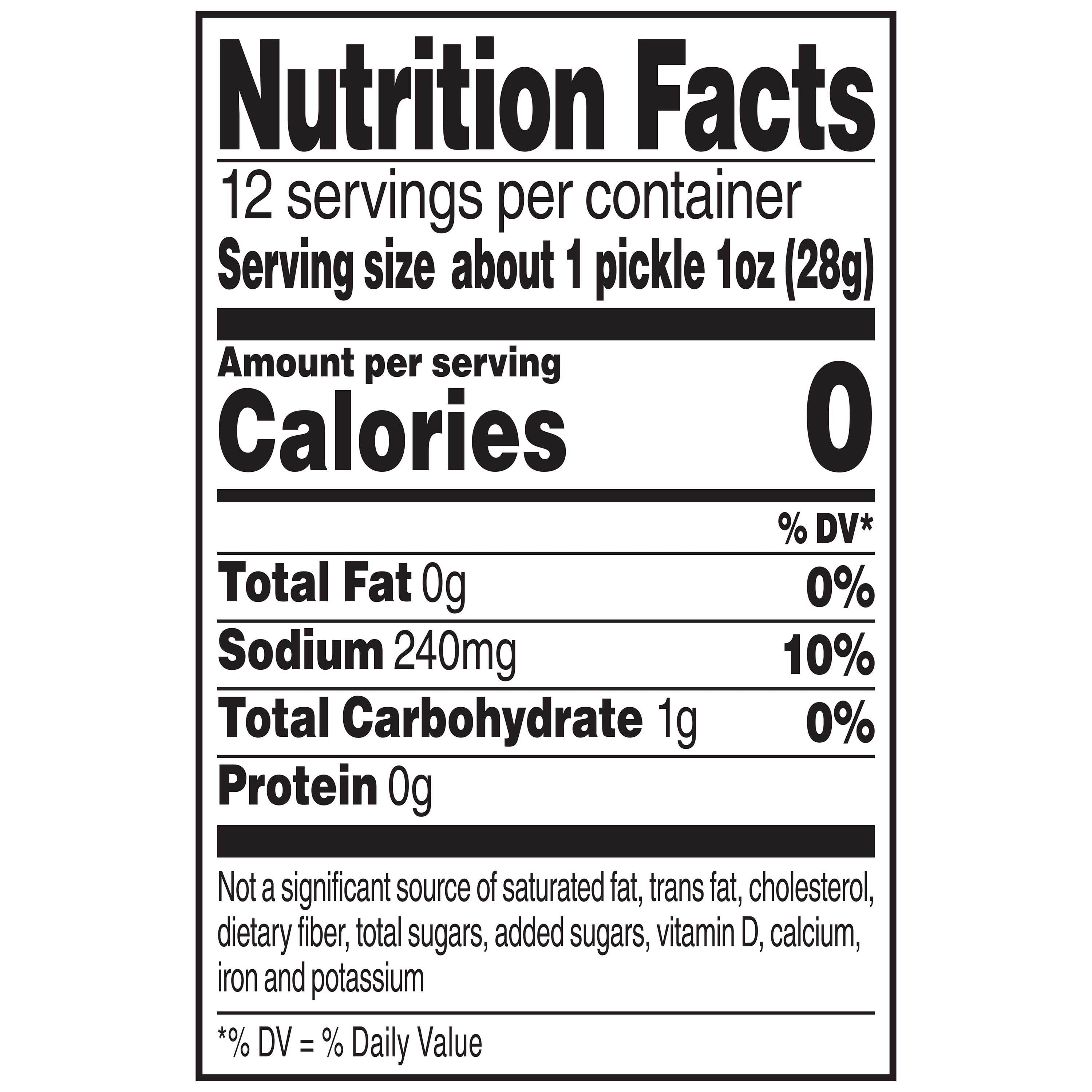 bettergoods Garlic Whole Pickles, 16 fl oz Jar