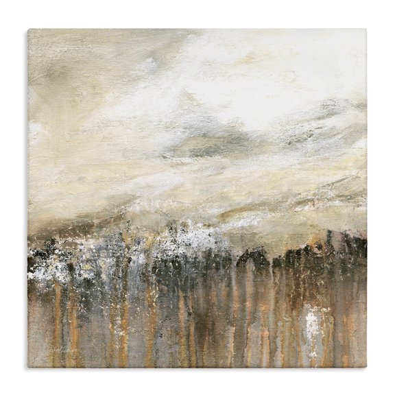 Stupell Industries Contemporary Dynamic Abstract with Drip Pattern Canvas Art, 17 x 17, by Carol Robinson