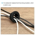 thumbnail image 5 of 6Pcs T Shape Rubber Grommet Mount Dia 27mm ID 17mm H 14mm Seal Protection Hole Plugs Cable Pipe Black, 5 of 5