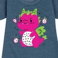 thumbnail image 3 of Instant Message - Dragonfruit - Toddler & Youth Girls Fleece Dress, 3 of 6