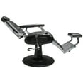 thumbnail image 4 of "Venus" Tufted Reclining Barber Equipment Chair BC-13BLK, 4 of 5