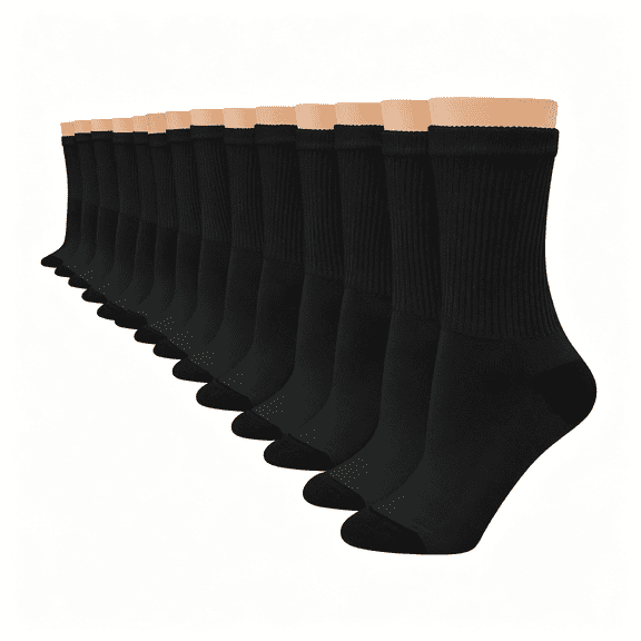 TELOLY Women'S Crew, Ankle, and No-Show Moisture-Wicking Cushioned Athletic Socks (14 Pack) Breathable Basketball Socks