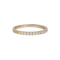 thumbnail image 2 of New Prong Set Round Cut Lab Grown Diamond Band Ring 14K Yellow Gold 0.34Cttw, 2 of 5