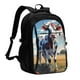 thumbnail image 1 of Fotbe Colorful Cow Pasture Mochila con Estampado y Puerto USB para Hombre y Mujer, Mochila Antirrobo, Mochila de Viaje, Mochila Escolar, Mochila Universitaria, 1 of 7