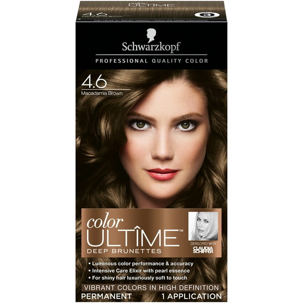 Schwarzkopf Ultime Permanent Hair Color Cream,  Macadamia Brown -  