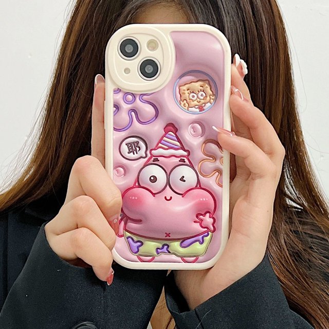 Funda De Teléfono De Dibujos Animados Para Xiaomi Redmi Note 9 9S 8 7 Pro Max 9A 9i Sport Bob Esponja Carcasa De Silicona Suave Ojos Grandes Redondos De La Cámara De Protección Lente Cubierta