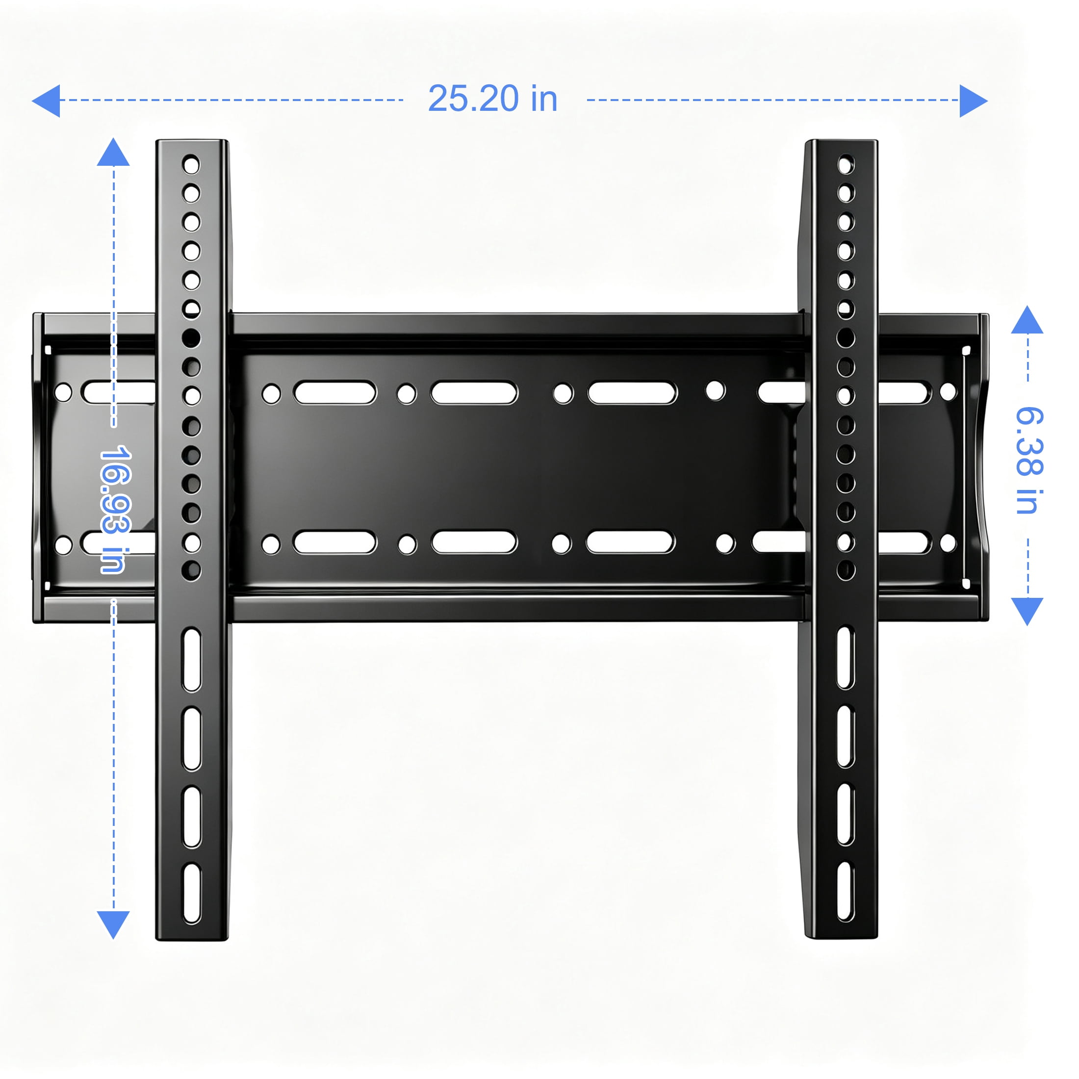 GARITIN TV Wall Mount Fixed Bracket, Low Profile TV Mount for 32" to 75" Flat Screen TVs, Holds 165 Lbs, Max VESA 600x400mm