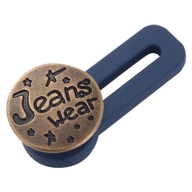 Botón extensor de cintura, extensor de pantalones para jeans, extensores de cintura de pantalones, cinturón ajustable, botón de metal de alta calidad sin costura para cintura cómoda (paquete de 10)