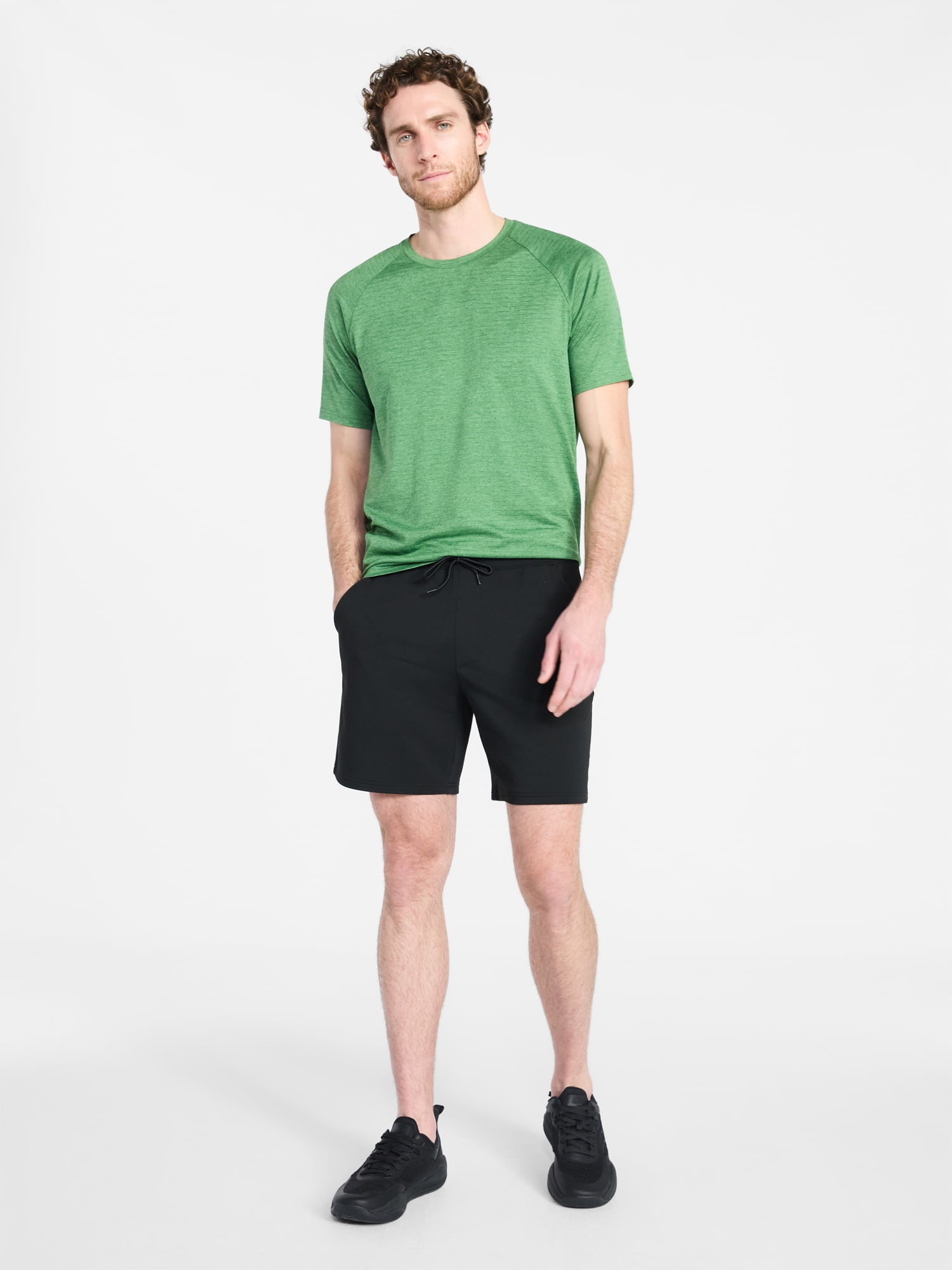 Athletic Works Men's and Big Men's Stripe Jersey Tee with Short Sleeves, Sizes XS-4XLT