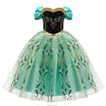 thumbnail image 1 of Vestido de princesa Jasmine para niñas, disfraz de sirena, Elsa, Anna, Bella, Rapunzel, Blancanieves, Cenicienta, Aurora, 1 of 3