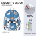 thumbnail image 4 of Cartoon Dog Backpack for School,Cute School Bag,Schoolbag with Adjustable Shoulder Straps & Padded Back,15"x11.42"x5.5", 4 of 5