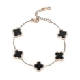 thumbnail image 1 of Flower Clover Bracelet, Crystal Bracelet, Ladies Jewelry, 1 of 1