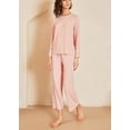 thumbnail image 3 of Richie House Women’s Pajama Set Soft Short & Long Sleeve Top with Pants Pjs Sets RHW2912-A-S, 3 of 7