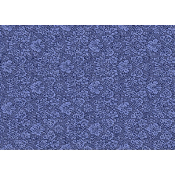 Ahgly Company Indoor Rectangle Patterned Light Slate Blue Area Rugs, 3' x 5'