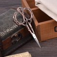 thumbnail image 3 of Embroidery Scissors, Vintage Flower Pattern Needlework Stainless Steel Scissors(Copper) Unbranded GY01331-02, 3 of 7