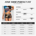 thumbnail image 5 of Goofa Playful Dolphins Underwater Printed Workout Shorts Women Seamless Scrunch Butt Lifting High Waisted Gym Booty Shorts Elastic Workout Shorts-Medium, 5 of 8