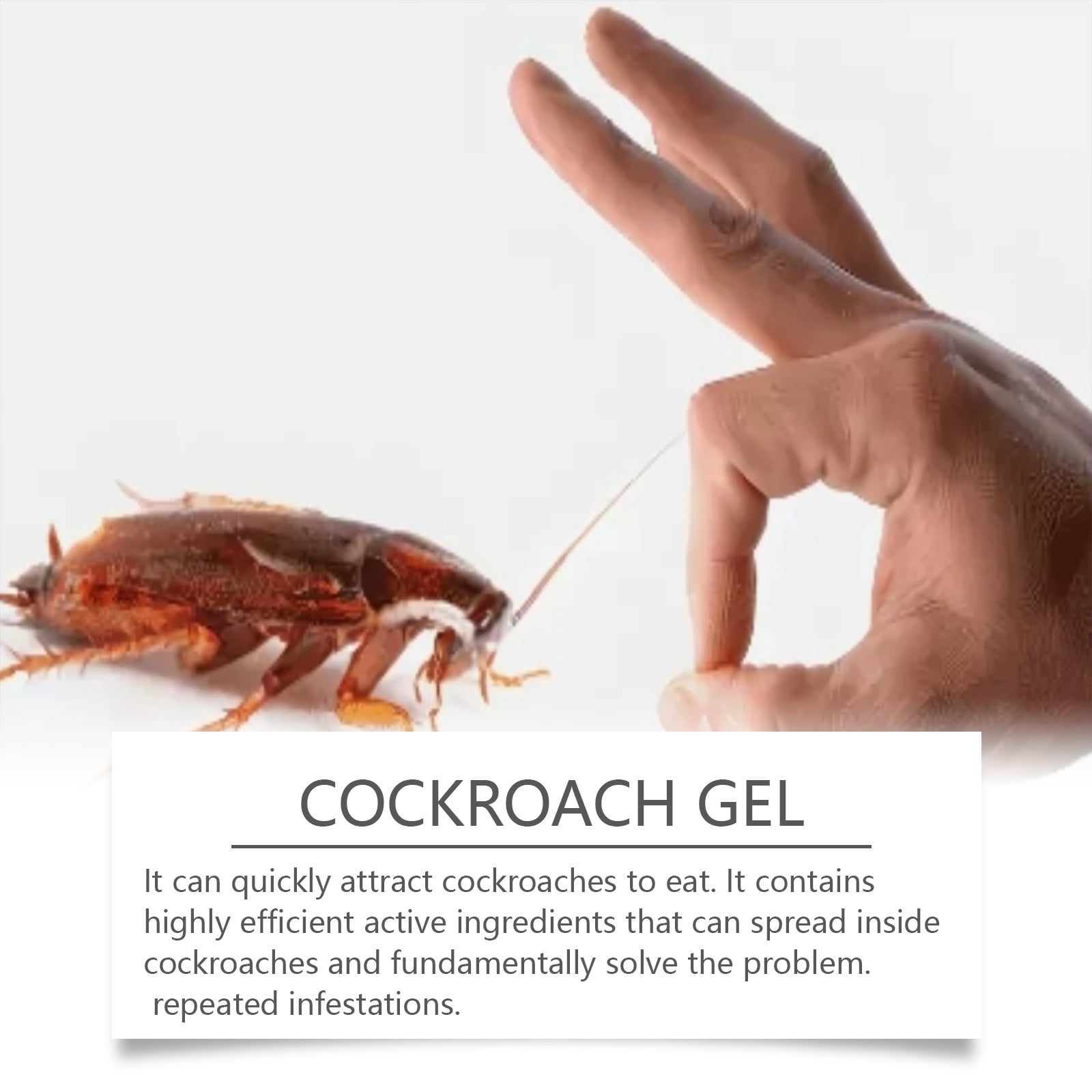 Alvantor Roach Killer Gel, 0.35oz, Fast-Acting Cockroach Control for Home Kitchens
