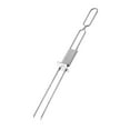 thumbnail image 2 of Stainless Steel Kabob Skewers Sticks Portable Double Pronged for Buffet BBQ Sunnimix brocheta, 2 of 8