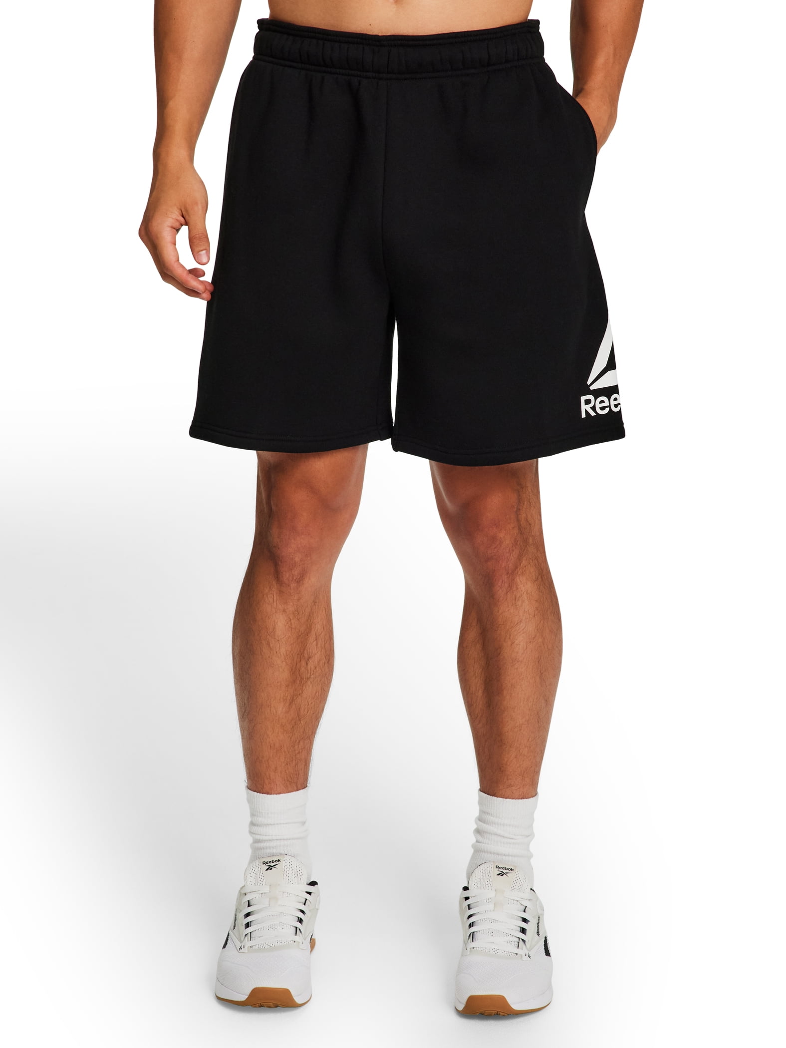 Reebok Men's and Big Men's Logo Fleece Shorts, 7" Inseam, Sizes XS-5XL