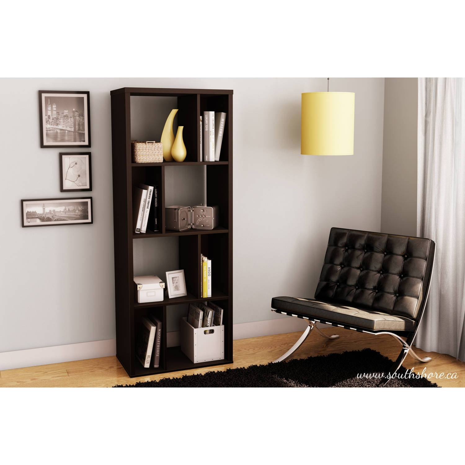 South Shore Reveal Shelving Unit With 8 Compartments Multiple