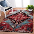 thumbnail image 2 of SAFAVIEH Vintage Hamadan Erksine Oriental Area Rug, Blue/Red, 9' x 12', 2 of 8