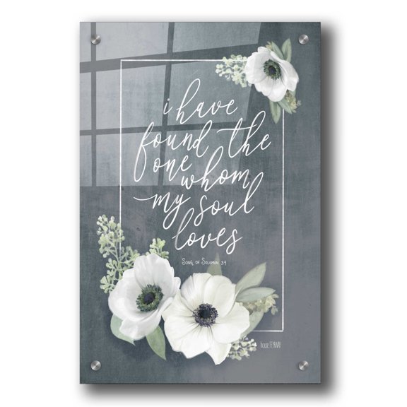 Epic Art 'My Soul Loves' by House Fenway, Acrylic Glass Wall Art, 24"x36"