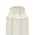 thumbnail image 4 of DecMode 17" Handmade White Ceramic Vase, 4 of 6