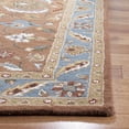 thumbnail image 2 of Safavieh Heritage 2'3" X 6' Hand Tufted Wool Rug in Brown and Blue, 2 of 2