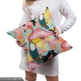 thumbnail image 4 of Ambesonne Tropical Fabric by the Yard Upholstery, Toucan Parrots Flamingos, 10 Yards, Multicolor, 4 of 4