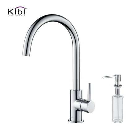 Kibi Lowa Single Handle Bar Sink Faucet with Soap Dispenser