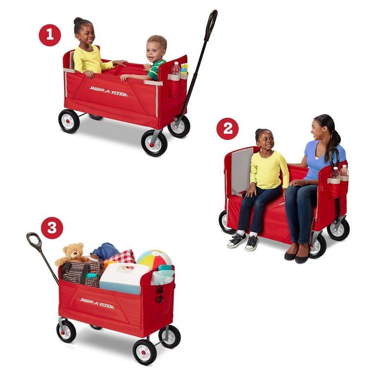 Radio Flyer 3-in-1 All Terrain Children's Ride with Rubber Radio Flyer 3-in-1 All Terrain Children's Ride with Rubber