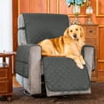 Subrtex Recliner Chair Microfiber fabric Slipcovers, Gray