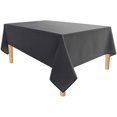 thumbnail image 2 of 100% Cotton Table Cloth Beautiful & Decorative Great for Buffet Table, | Round Tablecloth ( 120-Inch Round, Dark Grey)., 2 of 4