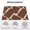 thumbnail image 4 of Dish Drying Mat, Chocolate Pattern cute Absorbent Microfiber Kitchen Mat, Heat Resistant Drying Mat Kitchen Counter for Dishes, Utensils, Pots, Pans, Drainer Mats 18x24in, 4 of 7