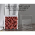 thumbnail image 5 of Preservd Rose in Acrylic Box Eternal Flower That Lasts 4 Years Gifts for Girlfriend Wife Mom Women Valentines Day Anniversary Birthday Mothers Day(Sky Blue), 5 of 5