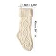 thumbnail image 3 of Ongmies Christmas Stockings, Christmas Stockings - Large Knitted Stockings For Gifts, Classic Indoor Christmas Decorations, Perfect For Fireplace Hanging, Christmas Decorations Indoor, 3 of 6